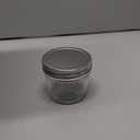 Amzcku 4 oz Glass Mason Jars with Regular Mouth Lids - 24-Pack Glass Canning Jars for Storage, Overnight Oats, Jam, Jelly, Honey, Beans, Spices, Wedding Favors, Shower Favors