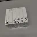 6 x Plastic Cigarette Case with Pull Down Off, Holds 20 Cigarettes (Fits 100mm 100S) (Brown)