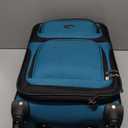 U.S. Traveler Rio Lightweight Softside Rolling Carry-on Suitcase, 4-Wheel Set, Teal