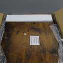 TUTOTAK Bar Cart, Serving Cart for Home, Microwave Cart, Drink Cart, Mobile Kitchen Shelf with Wine Rack and Glass Holder, Rolling Beverage Cart BC01BB030