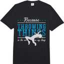 Because Throwing Things in The Field Thrower Track and Field Comfort Colors Adult Heavyweight T-Shirt