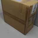 Arc Feather Floor Lamp, Gold Modern LED Feather Standing Lamp, Natural Feather Decorative Tall Lamp with Foot Switch, Brass/Gold Finish, for Living Room Bedroom Office Shop Window