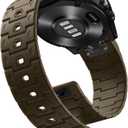 Bandletic Compatible with Garmin Fenix 6X/7X Band, 26mm Quickfit Soft Silicone Magnetic Watch Band Replacement for Fenix 8 51mm/7X 6X Pro/5X Plus/3/Instinct 2X Solar 3 50mm/Descent MK2i Smartwatches