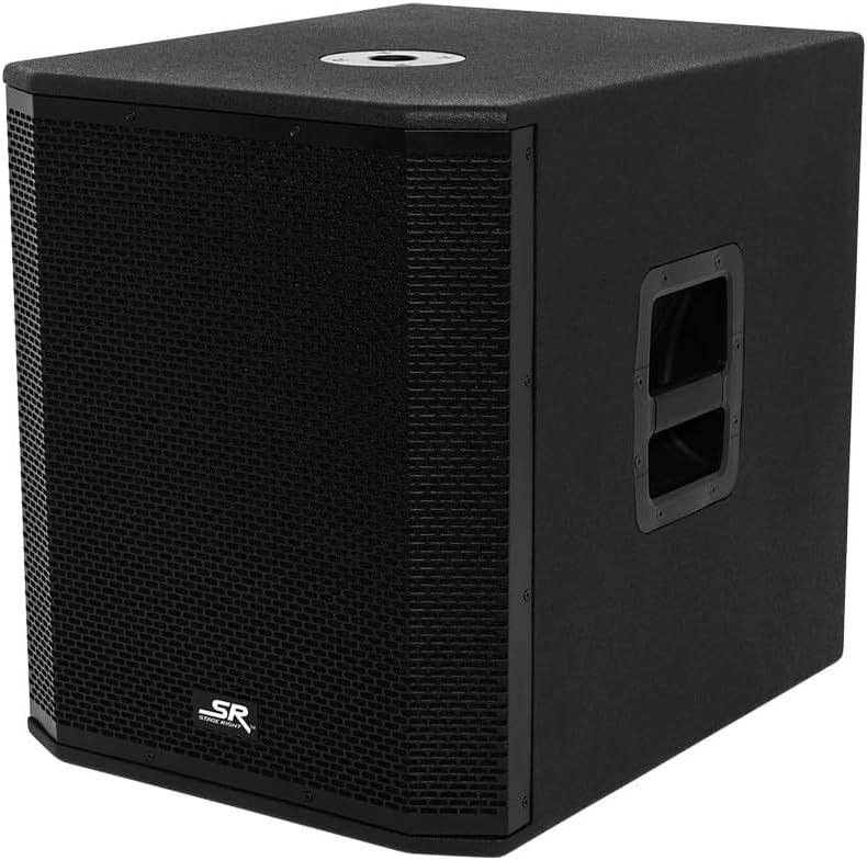 Monoprice Stage Right LM15A 1000W 15in Powered Subwoofer Speaker with Class D and DSP