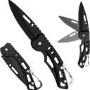 2 PACK Pocket Folding Knife, Tactical Knife, Super Sharp Blade only 2.5 inch, Good for Camping Survival Indoor and Outdoor Activities, Easy-to-Carry, Mens Gift