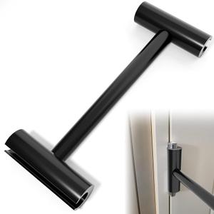 Heavy Duty .134 & .180 Door Hinge Adjustment Tool, Black Steel, Polished Finish, Contemporary Style