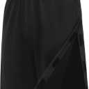 Deyeek Unisex Tear Away Shorts 9" Snap On Athletic Shorts Cotton Post Knee Hip Surgery Recovery Lounge Short with Pockets Medium