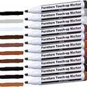 DAIXISM Furniture Repair Kit Wood Markers Wax Sticks, for Stains, Scratches, Wood Floors, Tables, Desks, Carpenters, Bedposts, Touch Ups, and Cover Ups (21)