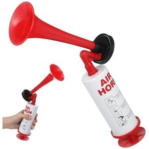 1Pcs Handheld Air Horn: Hand Pump Airhorn Loud Noise Maker Bear Blow Horn Air fog Sports Marine Signal Safety Alarm for Sports Events Boating Birthday Parties Loud Noise