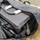 GAIVE 4 in 1 Baby Bassinet, One-Push Setup Pack and Play, Bedside Crib Sleeper with 3 Height Adjustable，Diaper Changer, Come with Comfy Mattress, Rotating Toy Bar, from Infants to Toddlers (Black)