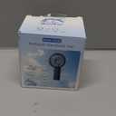 HandFan 5200mAh Portable Handheld Fan - 3 Speeds, 180° Foldable, Rechargeable Personal Cooling Fan, 20H Long Runtime for Travel, Disney, Games, Park, Concerts, Summer & Outdoor Use (White)