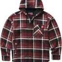 Wolverine Men's Bucksaw Ii Hooded Shirtjack (Red, M)