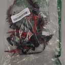 MOSTORY Gothic Elf Antler Crown - Black Deer Horns Headband Red Fairy Heapiece Dark Elven Circlet for Renaissance Fair Costume Women Goth Wedding Halloween Cosplay