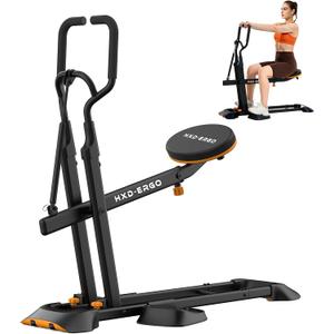 Deep Squat Machine for Home with 3-Level Adjustable Seat | Guided Squat Protects Knees, Easy Assembly, 275lbs Capacity, Lower Body Trainer for Home, Gym Equipment For Legs Glutes Core