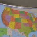 24x36 United States, USA Contemporary Premier Wall Map Poster (24x36 LAMINATED)