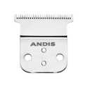 Andis Carbon Stainless-Steel Deep-Tooth Replacement T-Blade  for Model D-8, Slim-Line Pro-Li Cord/Cordless Trimmer - Close & Sharp Cutting, Zero-Gapped, Dependable & Long-Life Blade  Silver