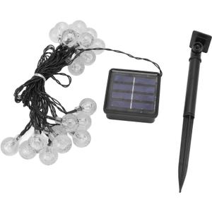 20 LED 5m 2 Modes Waterproof String Lights,Solar Outdoor String Lights, Solar String Lights with Ground Stake for Patio, Lawn, Garden, Wedding, Party, Solar Outdoor String Lights, 20 LED 5m 2 Mo