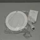 SURAIELEC Rechargeable Ceiling Light with Wall Switch, 8000mAh Battery Ceiling Light Indoor, Wall Switch Remote or Motion Sensor, 6500K 300LM, Battery Lights No Wiring for Shed, Pantry, Closet, 1-Pack