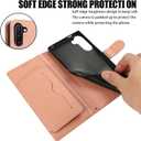 Wallet Case for Samsung Galaxy Note 10 5G with Wrist Strap and Shoulder Strap Card Holder Flip Stylish PU Leather 7+ Card Slots RFID Blocking Phone Cover for Note10 Notes 10s Ten Not S10 Pink