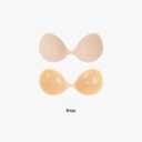VERISH Bras for Women CHAK CHAK Bra Full Cover Comfortable Seamless Strapless Bras (US, Alpha, One Size, Regular, Regular, S-M, Skin)