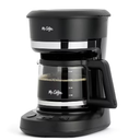 Mr. Coffee 5-Cup Programmable Coffee Maker Black: Drip Coffee Machine, Electric, Dishwasher-Safe, Paper Filter, 25 oz Capacity