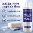 2 x Intimate Wash for Men – Clean, Comfortable Male Hygiene Cleanser, Rich Lather for Daily Freshness | Lucky Nights Scent