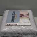 U-NICE HOME Recliner Chair Covers Reversible Chair Cover Pet Covers for Dogs with Elastic Straps Water Resistant Diamond Quilted (23''Armchair, Light Grey/Light Grey)