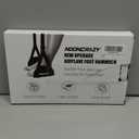 Airplane Foot Hammock, No Collapse Foot Rest for Plane Travel with Extended Adjustment Strap, Portable Desk Foot Hammock with Thickened Foam, Foot Sling Travel Essentials to Relax Your Feet