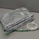 Glitter Carpet Runner for Party 2.6 X 30 ft Glitter Non-Woven Fabric, Carpet Rug for Event, Aisle Runway Runner for Wedding Ceremony, Movie Theme Party Decorations (Glitter Silver, 2.6FTx30FT)