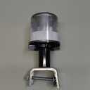 Cloud Fire Solar Strobe Warning Light - 3 Color LED (Red/White/Green) Anchor Light 360Strobe Beacon,Navigation Lamp IP65 for Boats for Marine Boats, Construction, Traffic Safety