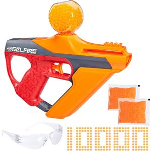 Nerf Pro Gelfire Uproar Full Auto Blaster, 150 FPS, 10,000 Gelfire Rounds, 400 Round Hopper, Eyewear, Ages 14+