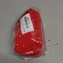 Zando Modest Women's One Piece Swimsuits Ruffle Sleeve Square Neck Ruched Tummy Control Slimming Bathing Suits 2026 (X-Large, Red)