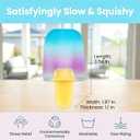 2 Pcs Ice Cream Squishy Toys, Summer Squeeze Fidget Toys for Adults Kids Stress Relief Slow Rising Squishies Stocking Stuffers Party Favors Birthday Gifts Class Prizes