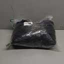 Black 6FT Tablecloth Fitted Table Covers for 6 Foot Rectangle Tables - Water Resistant Washable Fabric Polyester Table Clothes for Parties, Trade Show（72L x 30W Inches）