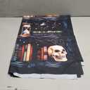 Spenlife Magic Bookshelf Tapestry Wall Hanging Vintage Library Wall HangingTapestry, Old Books on Shelf Classical Study Room Student Study College Dorm Bedroom Living Room 6080 Inches (Sand Beige)