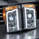 truck’s front-end visibility with this premium replacement headlight assembly pair
