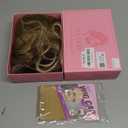 NAYOO Long Ombre Blonde Wavy Wig for Women 26 Inch Middle Part Curly Wavy Wig Natural Looking Synthetic Heat Resistant Fiber for Daily Party Use (Ombre Blonde)