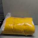 downluxe Outdoor Bench Cushion for Patio Furniture, Water Resistant Tufted Overstuffed Porch Swing Cushions, Thick Outdoor Loveseat Cushions, 44" X 19" X 5", Yellow, Set of 1