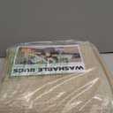 EARTHALL Washable Runner Rug 2x6 Ft Non Slip Runners for Hallways Cotton Rubber Backed Kitchen Runner Braided Indoor Floor Carpet Runners for Entryway, Hallway, Kitchen, Bedroom, Send/Beige