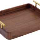 Wood Tray Food Serving Tray Specialty Plate Candle Tray Multiuse Bathroom Storage Tray Serving Plate for Bathroom Living Room