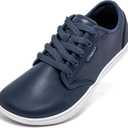 HOBIBEAR Unisex Wide Barefoot Shoes for Mens Womens Minimalist Zero Drop Shoes Sneakers (Blue,12 Women/11 Men)