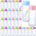 Nuogo 30 Pieces Water Bottle Bulk 17 oz Plastic Water Bottles Bulk Reusable Leak Proof Portable Drink Bottles Large Adults Reusable Large Water Bottles for Outdoor Fitness
