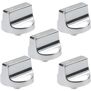 W11366438 W11084623 Gas Rang Oven Knob Dial (5PCS) Compatible with Whirlpool Electric Range Burner Control Knob WCG55US0HS00 WCG55US0HS05 WCG55US6HS00 WCG55US6HS05 WCG77US0HS00 WCG77US0HS05