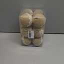 12 Pcs Boho Christmas Balls Ornament, 2.36 Inch Lace Burlap Farmhouse Jute Rope Hanging Balls, Burlap Neutral Rustic Decorations Balls for Home Xmas Tree Wreath Garland Wedding Home