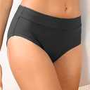 Tempt Me Women Mid Waist Bikini Bottoms - Full Coverage Bathing Suit Swim Bottom Swimsuit Swimwear