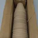 RunNico 20PCS Thick Christmas Paper Mache Cones, 5.9'' x 2.8'' Thick Cardboard Craft Cones, Open Bottom Cone for Christmas Tree Gnomes Decorations DIY Art Crafts