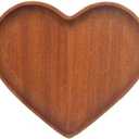 FARZI Ebony Japanese Shaped Fruit Plate Wholesale Irregular Solid Wood Dessert Wooden Saucer Kitchen Living Room Dining Room Tray (Wtm-102)