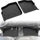 SAUTVS Front Floor Mats for Polaris Ranger XP 570 900 Fullsize Diesel 13-19