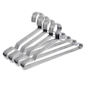 Fayleeko Wire Coat Hangers 40 Pack Strong Heavy Duty Stainless Steel Metal Ultra Thin Space Saving Clothes Hangers 16.5 Inch