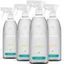 Method Daily Shower Cleaner Spray, Plant-Based & Biodegradable Formula, Spray and Walk Away, Eucalyptus Mint Scent, 28 Fl Oz, (Pack of 4), Packaging May Vary